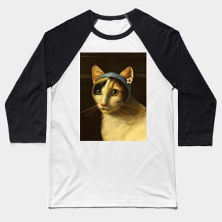 A portrait of a noble cat painted with oil paints in the style of Dutch masters Baseball T-Shirt